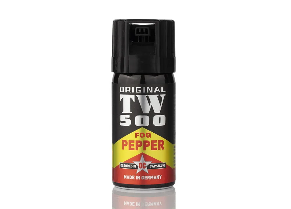 Gaz pieprzowy TW 500 40 ml w czarno-żółtym opakowaniu