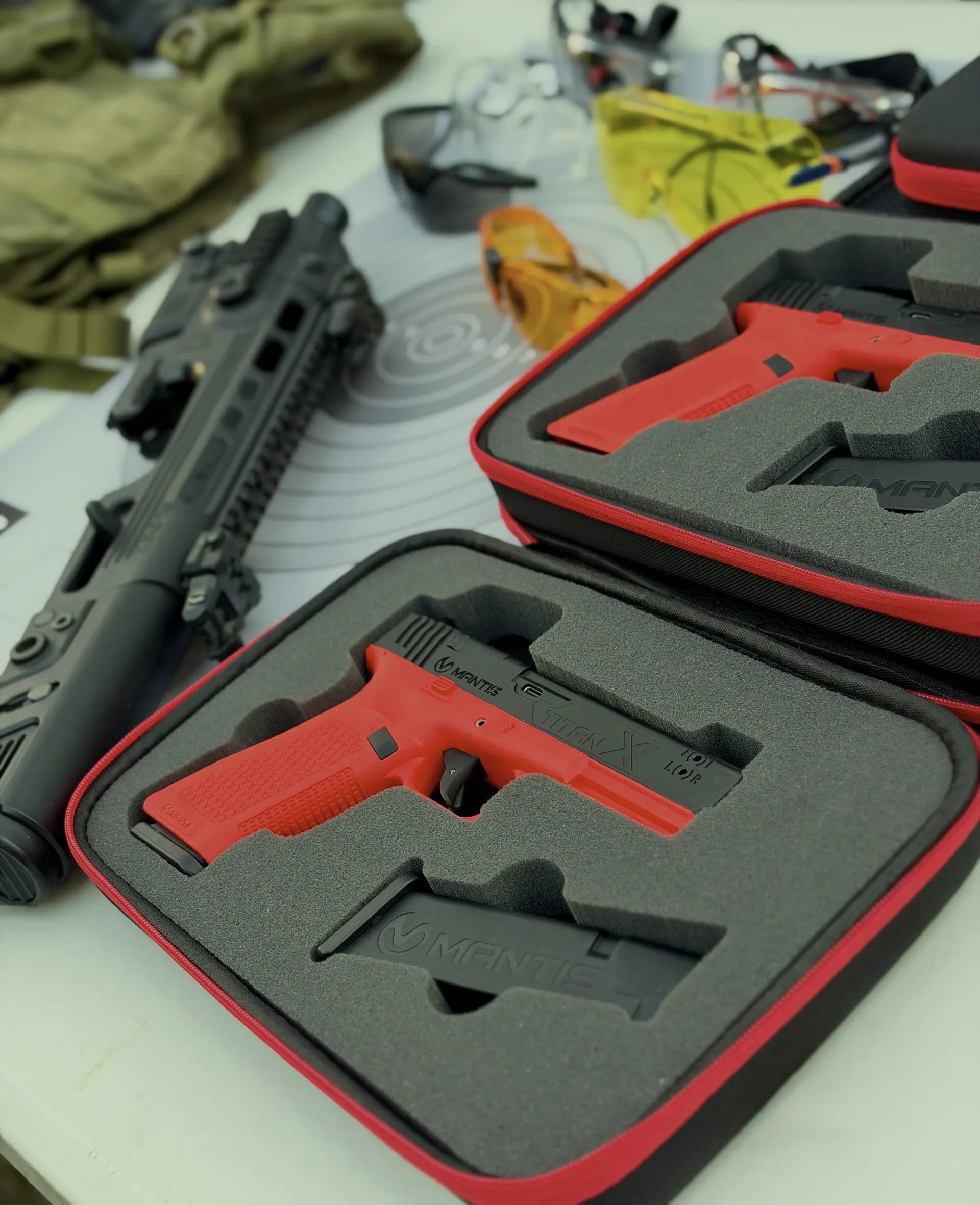 Pistol — MantisX — Mantis training pistols in cases