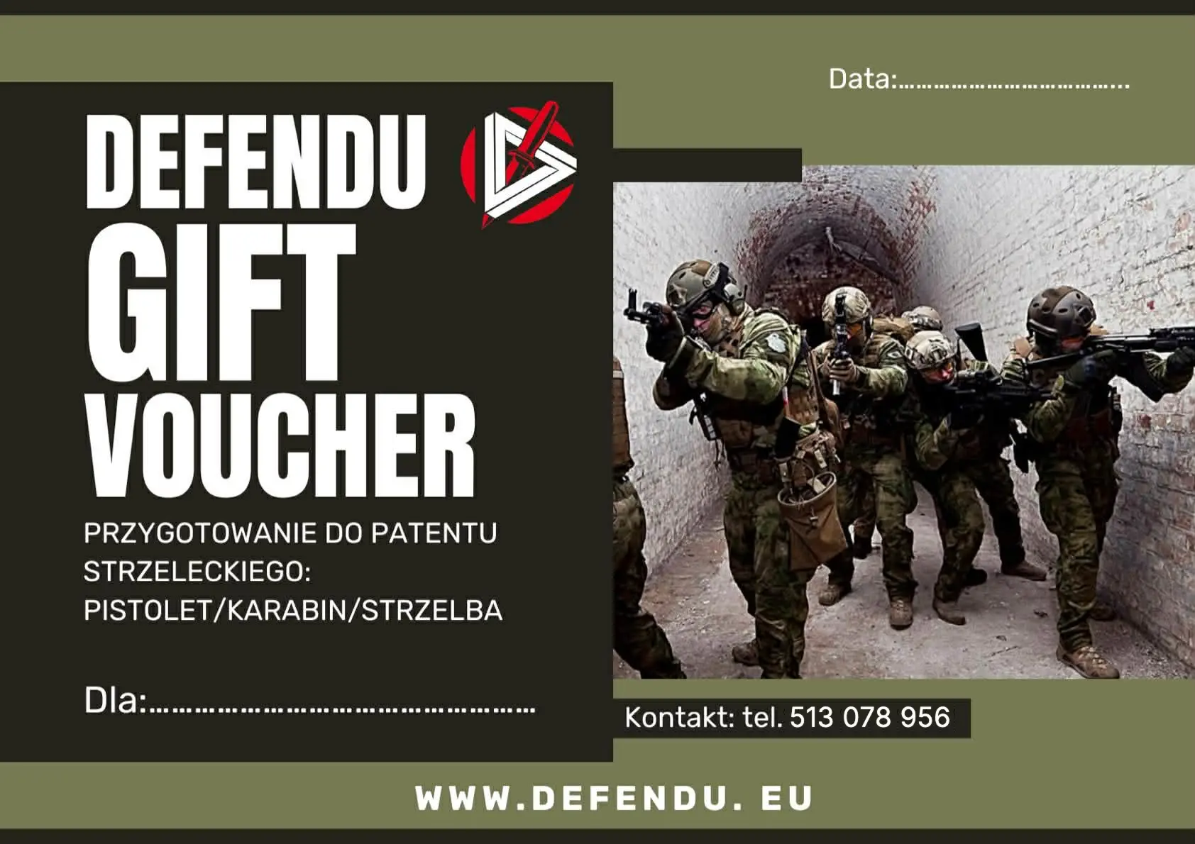 Voucher — preparation for the Polish shooting licence (patent strzelecki)